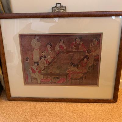Wood framed Palace concert print