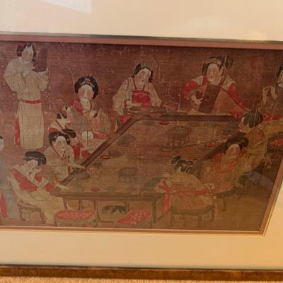 Wood framed Palace concert print