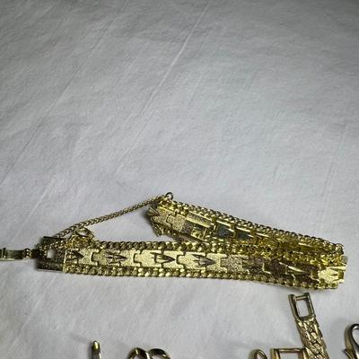 Gold Herringbone Necklaces, Bracelets & More (P-RG)