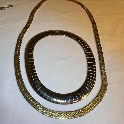 Gold Herringbone Necklaces, Bracelets & More (P-RG)