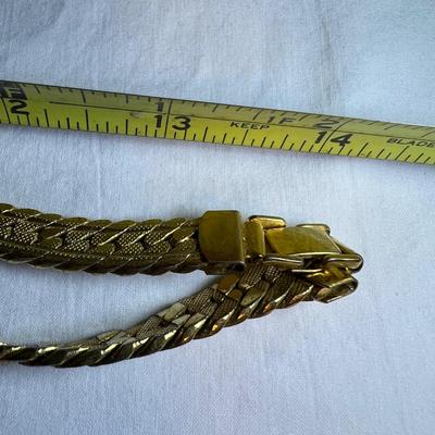 Gold Herringbone Necklaces, Bracelets & More (P-RG)