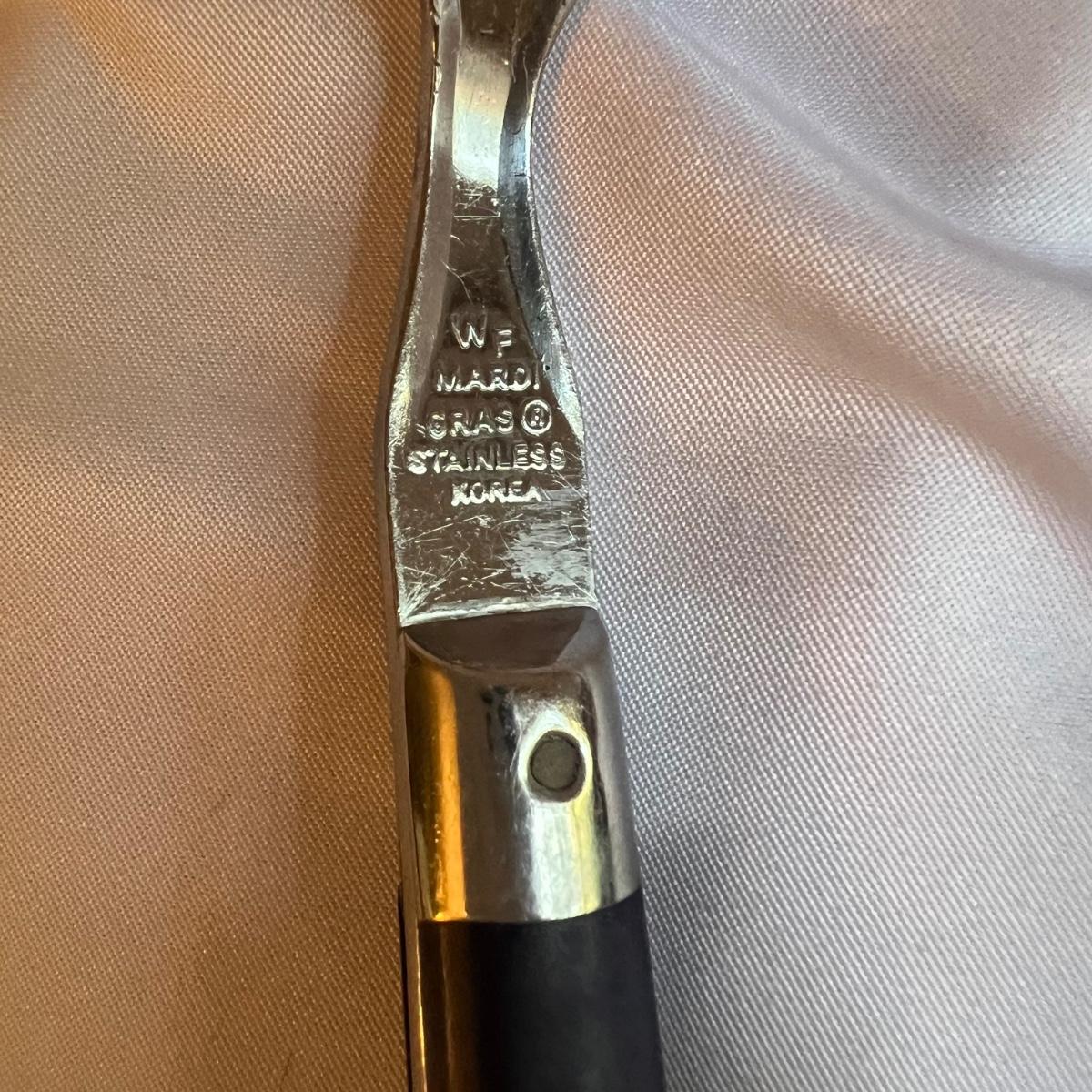 mardi gras stainless flatware
