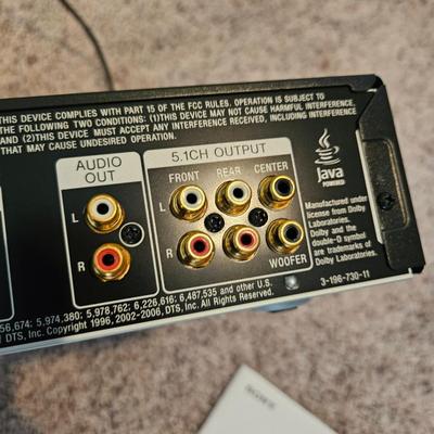 Sony Turntable and Blu-Ray Player (BLR-DW)
