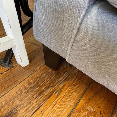 Loveseat Sofa 74â€ w Throw Pillows