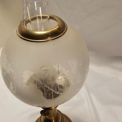 G.V. Harnisch Denmark Brass Oil Lamp (LR-JS)
