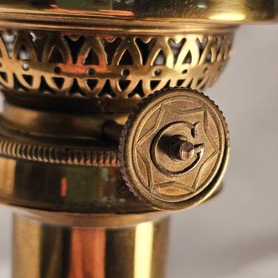 G.V. Harnisch Denmark Brass Oil Lamp (LR-JS)