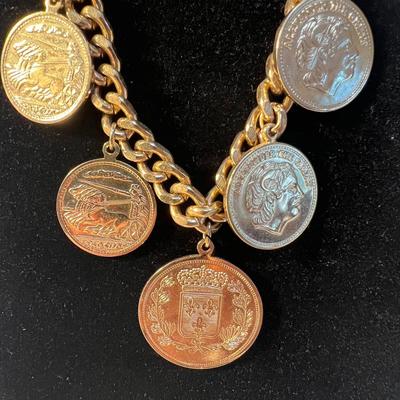 Huge Assortment of Gold Necklaces & Bracelets (P-RG)