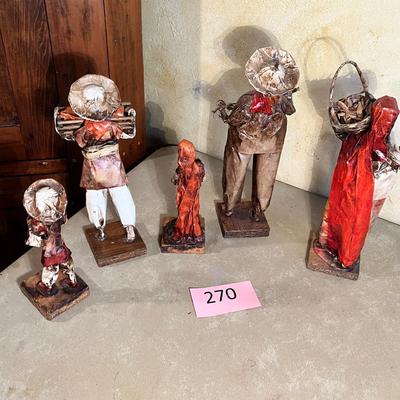 Mexican Paper Mache Figures