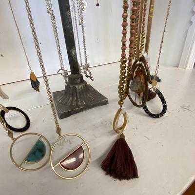 Rack of Necklaces Lot One (Nineteen Total)