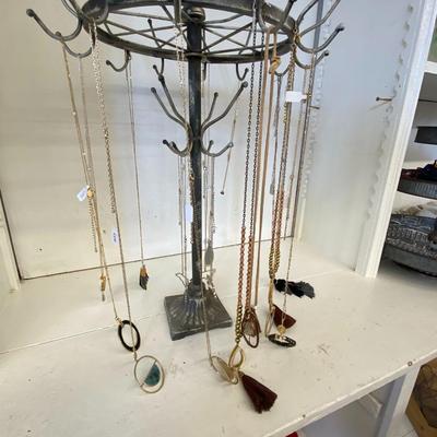 Rack of Necklaces Lot One (Nineteen Total)