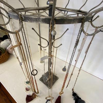 Rack of Necklaces Lot One (Nineteen Total)