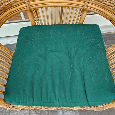 Pair of Wicker and Rattan Chairs (SR-DW)