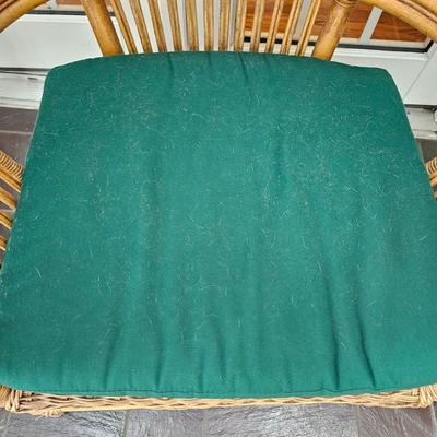Pair of Wicker and Rattan Chairs (SR-DW)