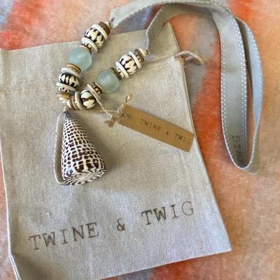 Set of Four Twine and Twig Necklaces