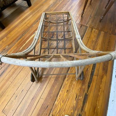 Antique Bamboo Lounge (No Cushion)