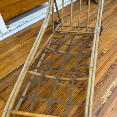 Antique Bamboo Lounge (No Cushion)