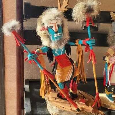 LOT OF 9 KACHINA DOLLS