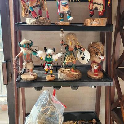 LOT OF 9 KACHINA DOLLS