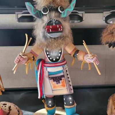 LOT OF 9 KACHINA DOLLS