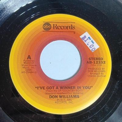 SIX 45 LP Records - Don Williams - Sylvia - Mel Street and more!
