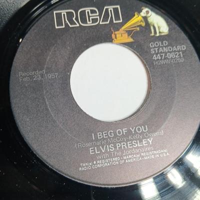 THREE Elvis Presley collectible -45 LP Records -