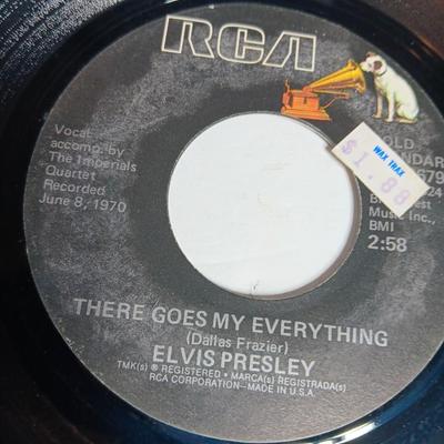 THREE Elvis Presley collectible -45 LP Records -