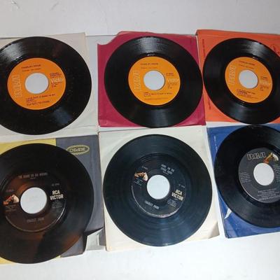 SIX 45 LP Records - ALL Charlie Pride