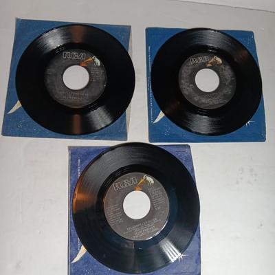 THREE 45 LP Records -Elvis Presley Collectibles!