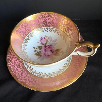 LOT 5K: Vintage Pink & Floral China - Nippon, Mikasa, Queen Anne, Edwin M Knowles, Aynsley & More