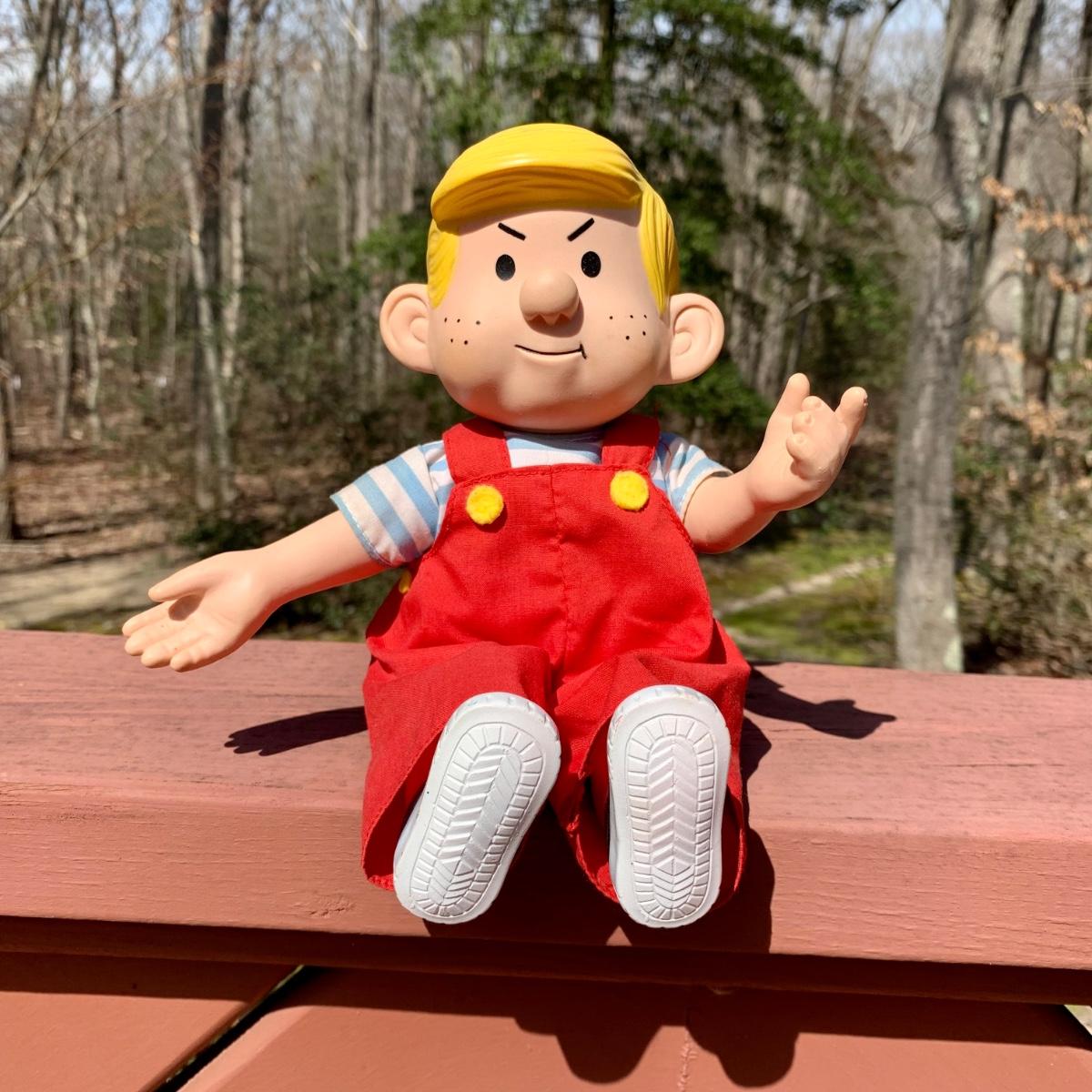 Dennis the Menace ピロードール　約30cm Antique Dennis the Menace Plush | eBay