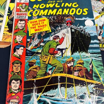 LOT 93G: Vintage Bronze Age 60s/70s Marvel Comics - Dr. Strange, Sgt. Fury And His Howling Commandos