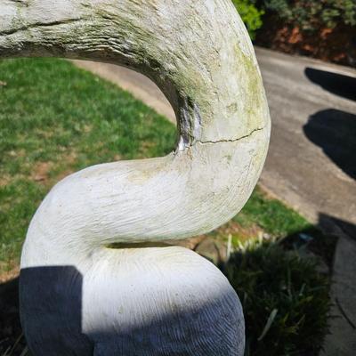 Cement Heron Yard Sculpture (BY-DW)