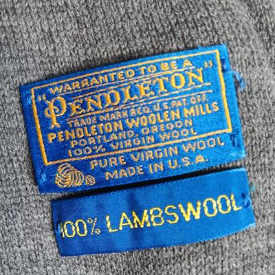 Pendleton lambswool scarf with another scarf and gloves