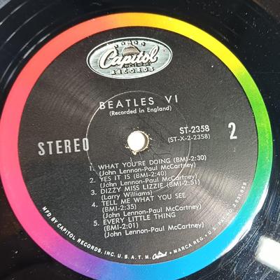 BEATLES VI Collectible LP Record VGC ST 2358 Vintage Beatles Album ...