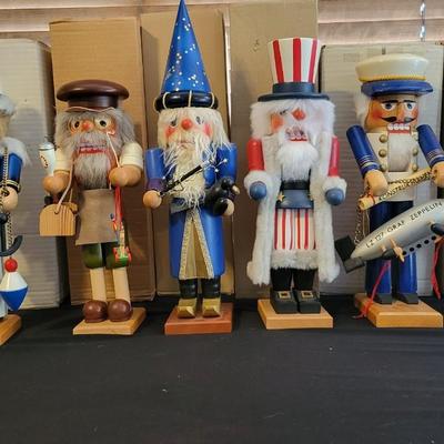 LOT OF 6 GERMAN NUTCRACKERS CHRISTIAN ULBRICHT & STEINBACH