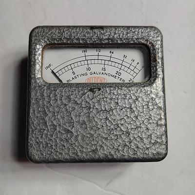 Vintage Coal Mine Blasting Galvanometer with case