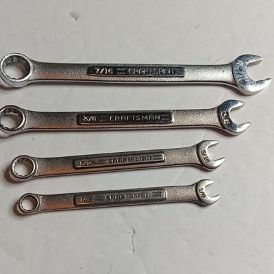 Craftsman Wrenches - 7/16 - 3/8 - 5/16 - 1/4 CRAFTSMAN TOOLS