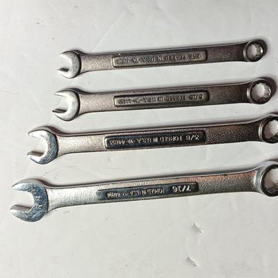 Craftsman Wrenches - 7/16 - 3/8 - 5/16 - 1/4 CRAFTSMAN TOOLS