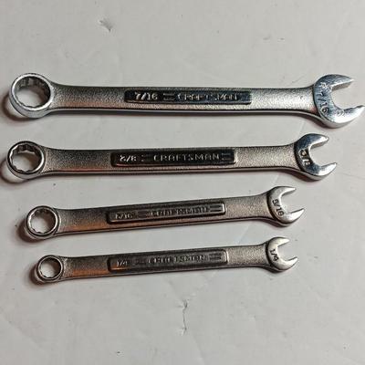 Craftsman Wrenches - 7/16 - 3/8 - 5/16 - 1/4 CRAFTSMAN TOOLS