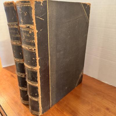 U1503 Late 19th Century 1st Ed. Books: Portrait Gallery of Eminent Men and Women, Vol. I-II by E. A. Duyckinck - Set of 2