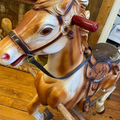 Antique Three Legged Rocking Horse