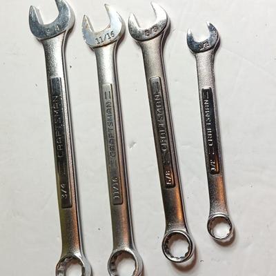 Craftsman Wrenches - 3/4 - 11/16 - 5/8 - 1/2 CRAFTSMAN TOOLS