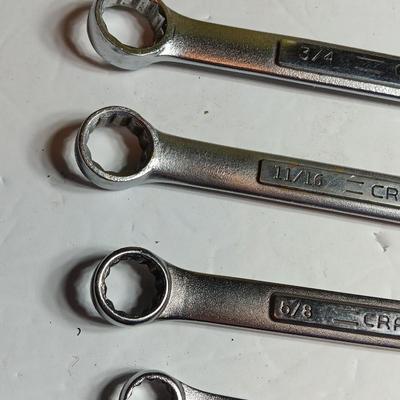 Craftsman Wrenches - 3/4 - 11/16 - 5/8 - 1/2 CRAFTSMAN TOOLS