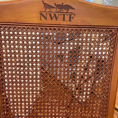 National Wild Turkey Federation Cane-backed Rocking Chair
