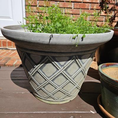 Assortment of Six Planters (BY-DW)