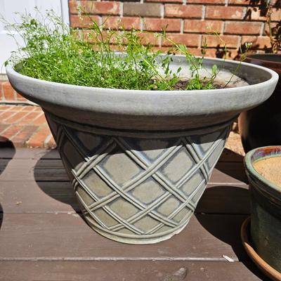 Assortment of Six Planters (BY-DW)