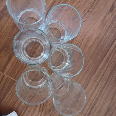 6 swirl glasses