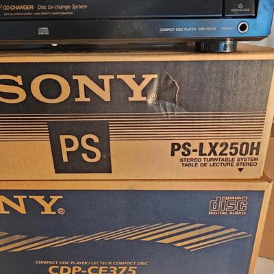 Sony CD Changer, Stereo Turntable & More (LR-JS)