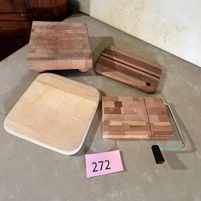 Assorted cutting boards