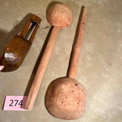 Retro style primitive utensils